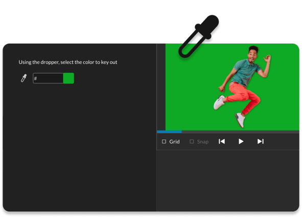 Green screen video editor WeVideo
